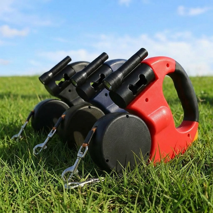 Smart Pets™ Dubbele Honden Riem met Zaklamp