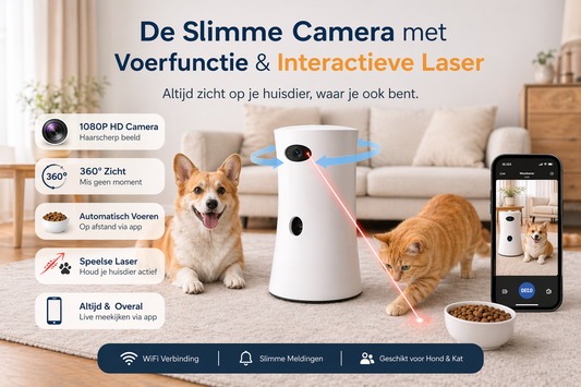 Slimme Camera met Voerfunctie & Interactieve Laser