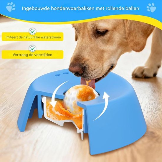 Anti-Mors Drinkbak voor Honden & Katten – Ideaal voor Onderweg