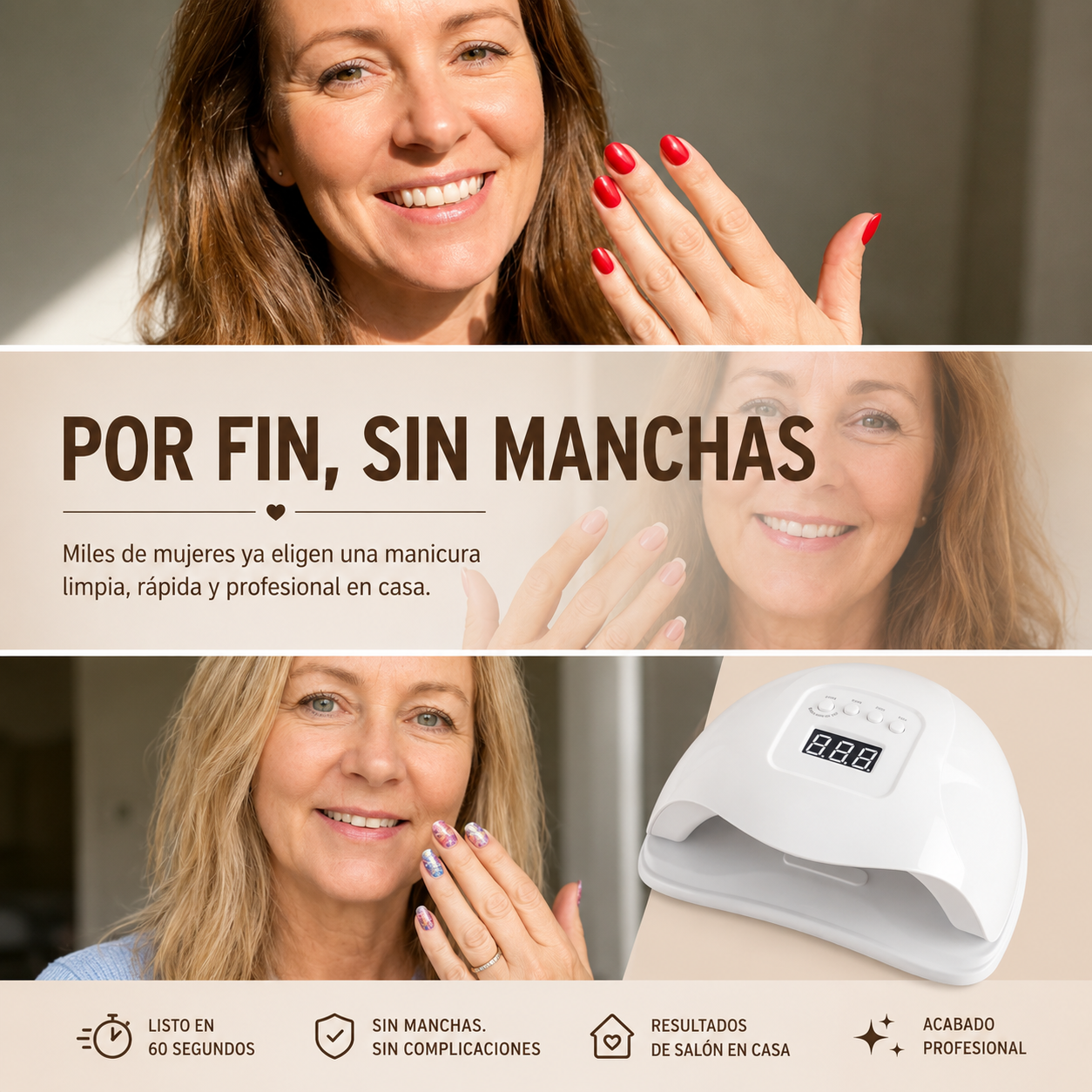 Lámpara UV para el set de uñas Quickpolish