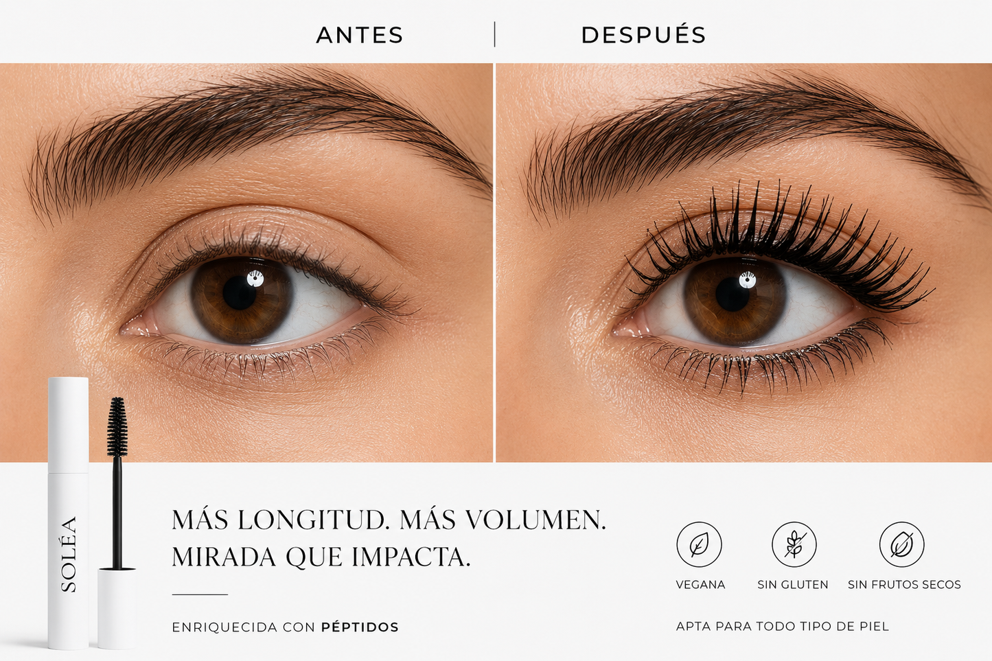 SOLÉA | Máscara Alargadora y Voluminizadora