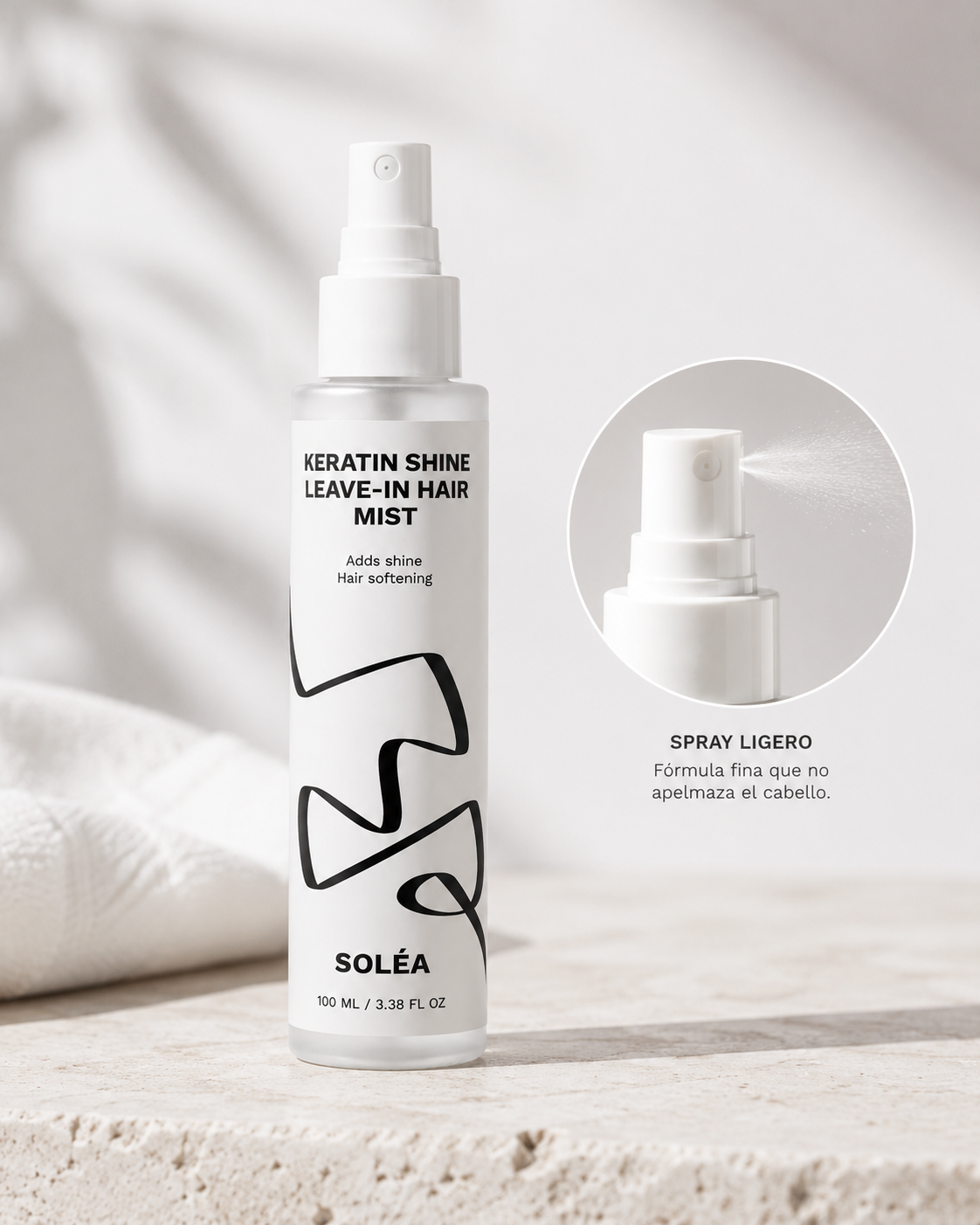 SOLÉA | Keratin Shine Leave-In Hair Mist