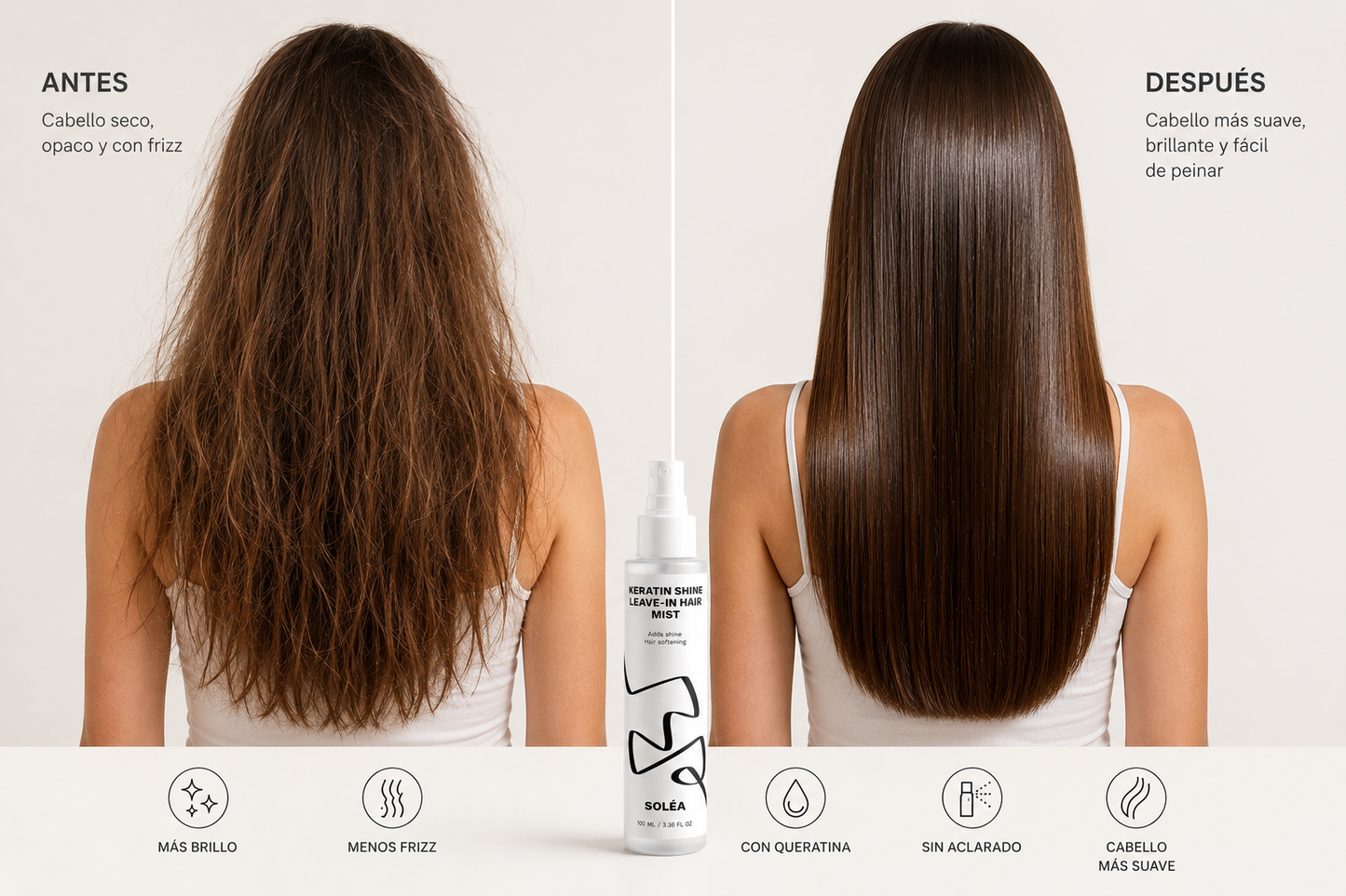 SOLÉA | Keratin Shine Leave-In Hair Mist