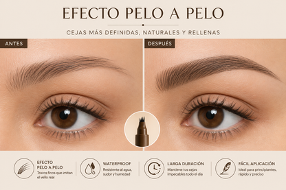 Lápiz de Cejas Featherline™ 4 Puntas