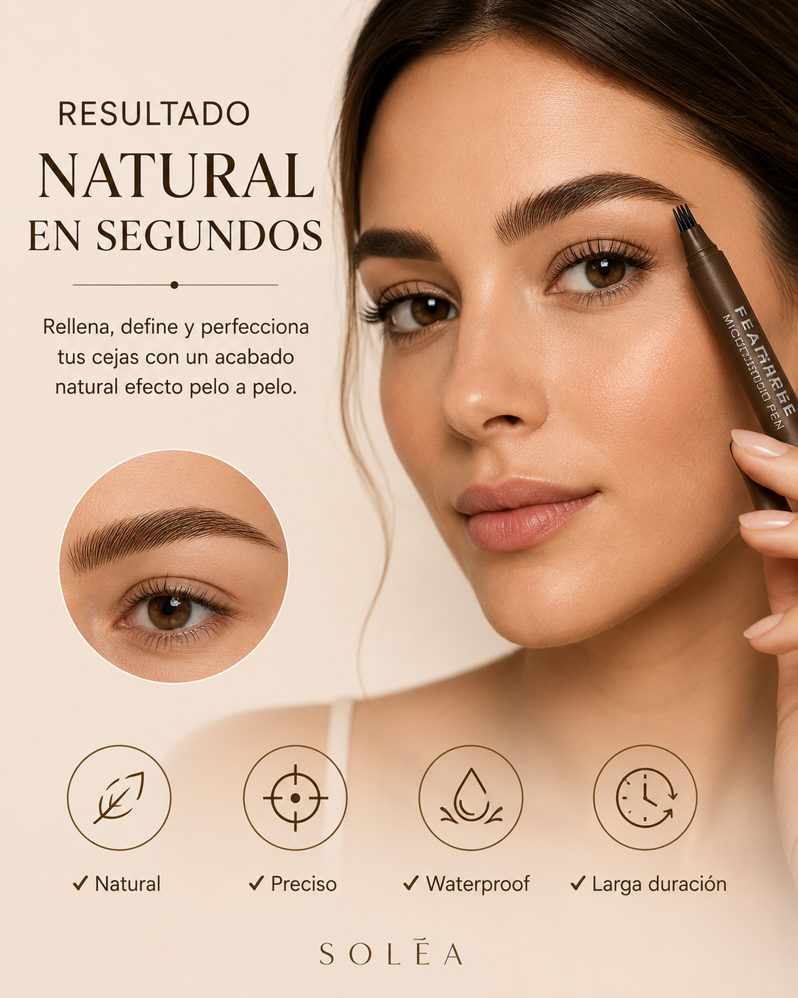 Lápiz de Cejas Featherline™ 4 Puntas