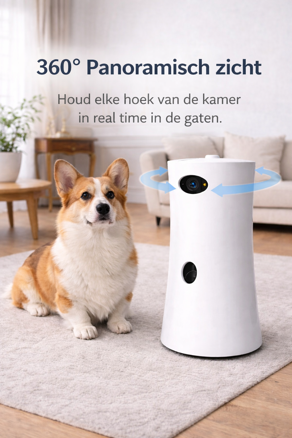 Slimme Camera met Voerfunctie & Interactieve Laser