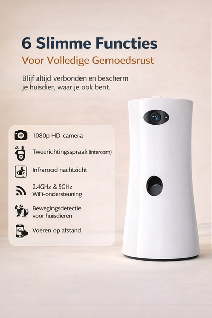Slimme Camera met Voerfunctie & Interactieve Laser