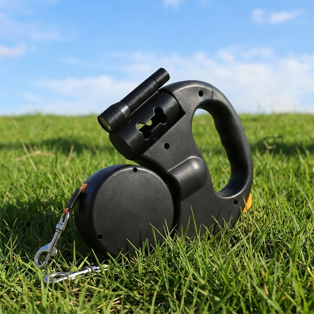 Smart Pets™ Dubbele Honden Riem met Zaklamp